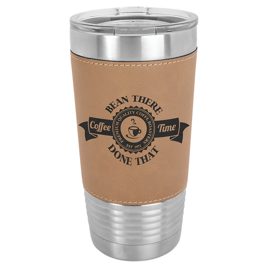 Insulated Leatherette Tumblers